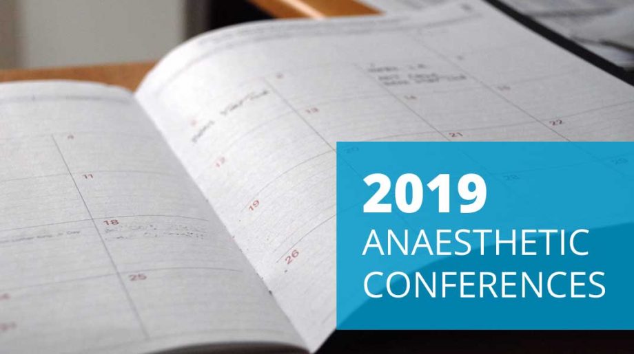 anaesthetic conferences 2019