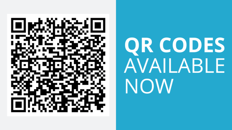 QR Codes Available Now