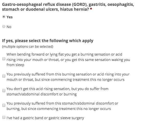 Anaesthetic Assessment - Gastric Band Gastric Sleeve