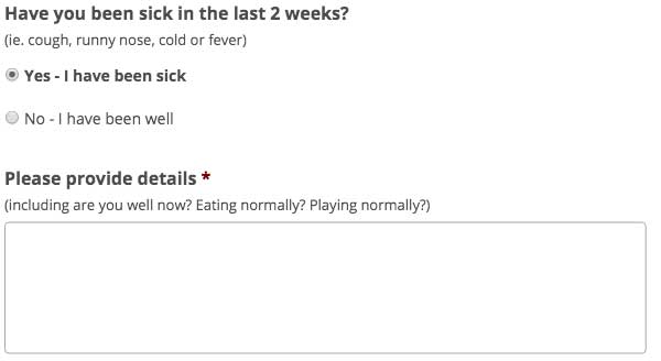 Child Sick - Preoperative Anaesthetic Assessment