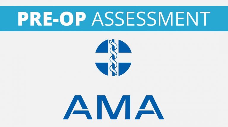 Adequate pre-op assessment in private practice